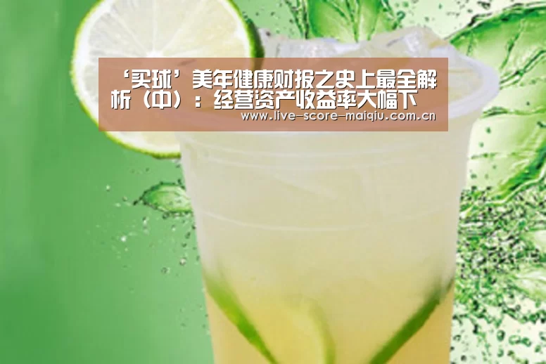 ‘买球’美年健康财报之史上最全解析(中):经营资产收益率大幅下降的原因是什么?(图3) 买球app官网